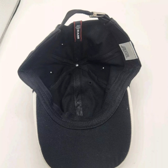 Dodge Ram Black Trucker Hat Cap Back Metal Clasp One Size New - Picture 5 of 6